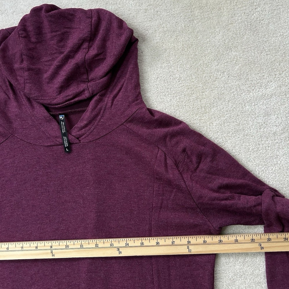Kuhl Lightweight Hoodie Womens Large Pullover Performance Pocket Stretch - Picture 3 of 6